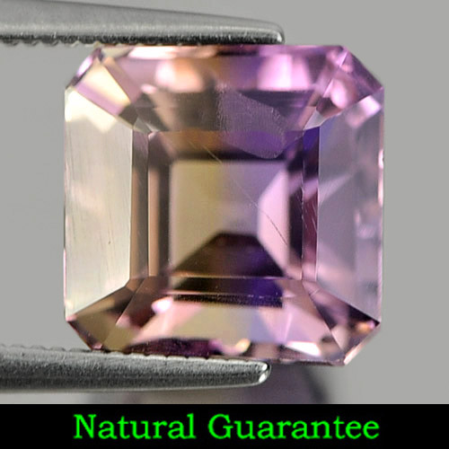 6.45 Ct. Nice Octagon Natural Gemstone Bi Color Ametrine Bolivia