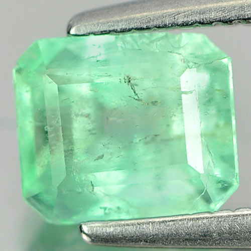 1.02 Ct. Octagon Natural Rich Green Emerald Unheated