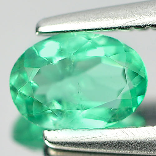 0.30 Ct. Natural Gemstone Green Emerald Oval Shape Unheated