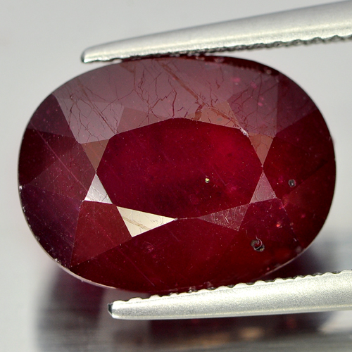 12.19 Ct. Charming Natural Red Ruby Gemstone Oval Shape From Madagascar