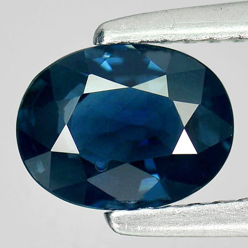Natural Gemstone 1.33 Ct. Oval Shape Blue Sapphire From Thailand