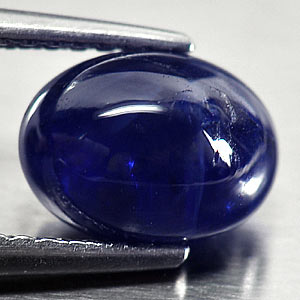 2.74 Ct. Oval Cabochon Natural Blue Sapphire