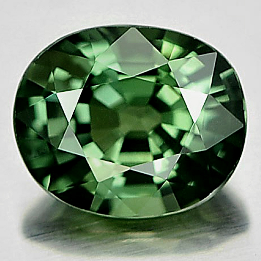 1.63 Ct. Clean Oval Natural Gem Green Sapphire From Thailand