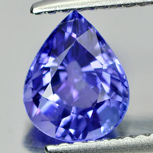 1.31 Ct. Pear Shape Natural Violetish Blue Tanzanite Gemstone