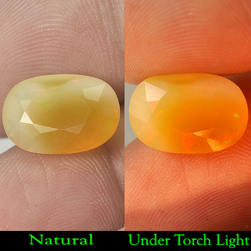 Unheated 3.05 Ct. Oval Shape Natural Multi-Color Play Of Colour Opal