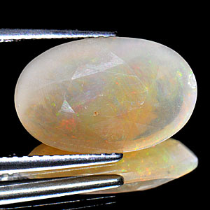 Unheated 3.61 Ct. Oval Natural Multi Color Opal Sudan