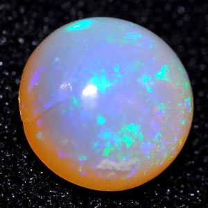 1.48 Ct. Round Cabochon Natural Multi Color Opal Sudan
