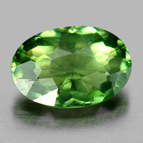 0.69 Ct. Oval Shape Natural Gemstone Green Apatite Unheated