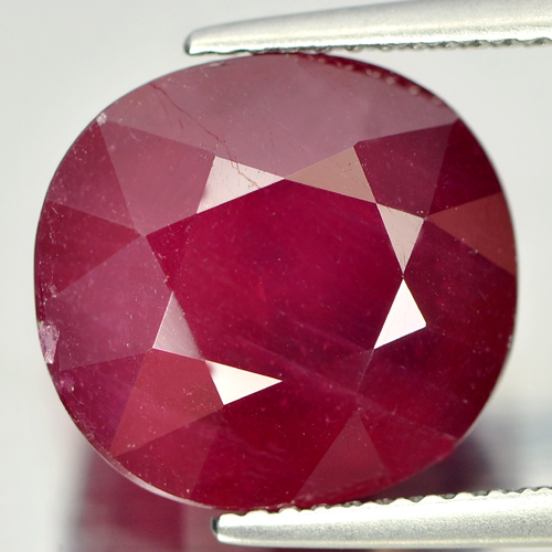 Red Ruby 12.85 Ct. Attractive Oval Shape Natural Gem From Madagascar