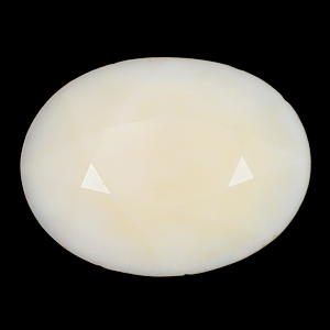 14.71 Ct. Oval Natural Yellowish White Opal Sudan Gem