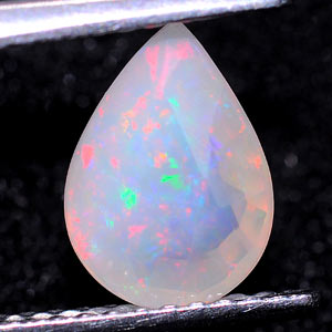 0.98 Ct. Pear Natural Multi Color Opal Sudan Unheated