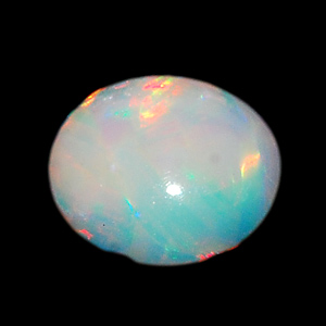 0.26 Ct. Oval Cabochon Natural Multi Color Opal Sudan