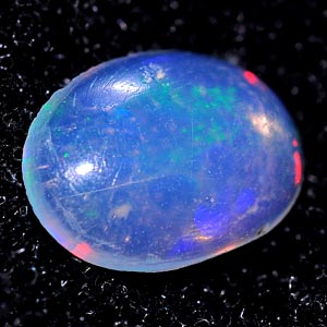 0.25 Ct. Oval Cabochon Natural Multi Color Opal Sudan