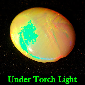 0.15 Ct. Oval Cabochon Natural Multi Color Opal Sudan