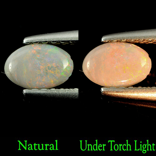 0.33 Ct. Oval Cabochon Natural Multi Color Opal Sudan